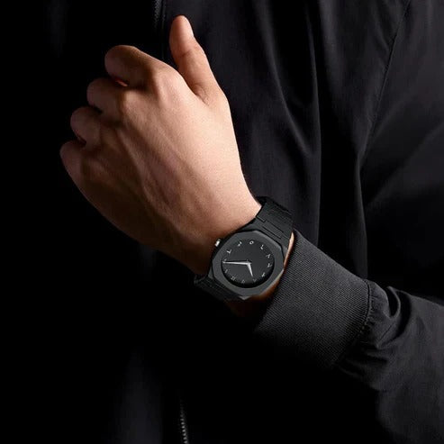 Black Aura Arabic Dial Watch